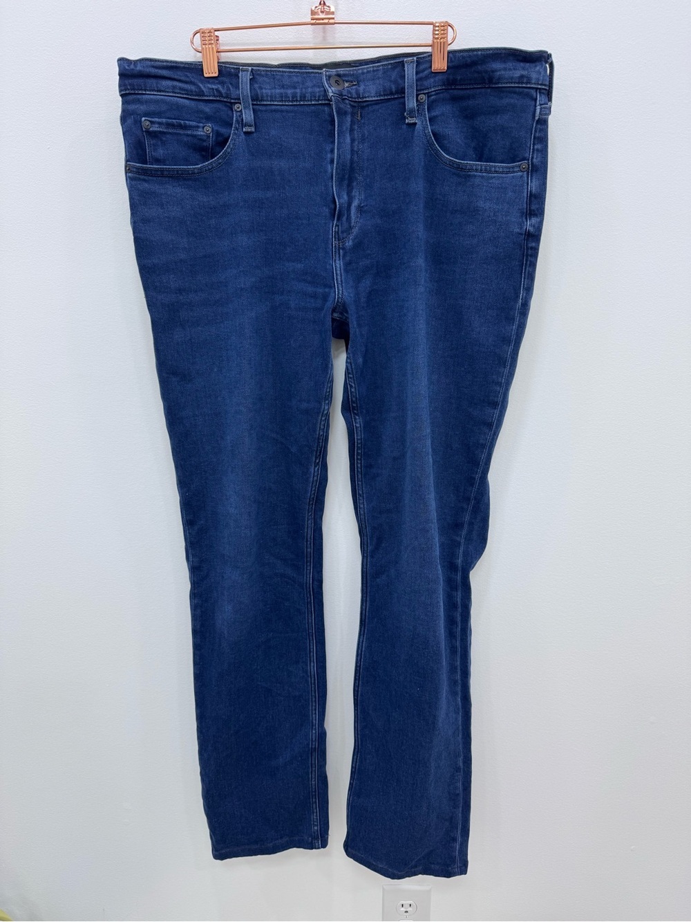PAIGE Federal Jeans Women's Size 36 Dark Wash Straight Leg Stretch Denim